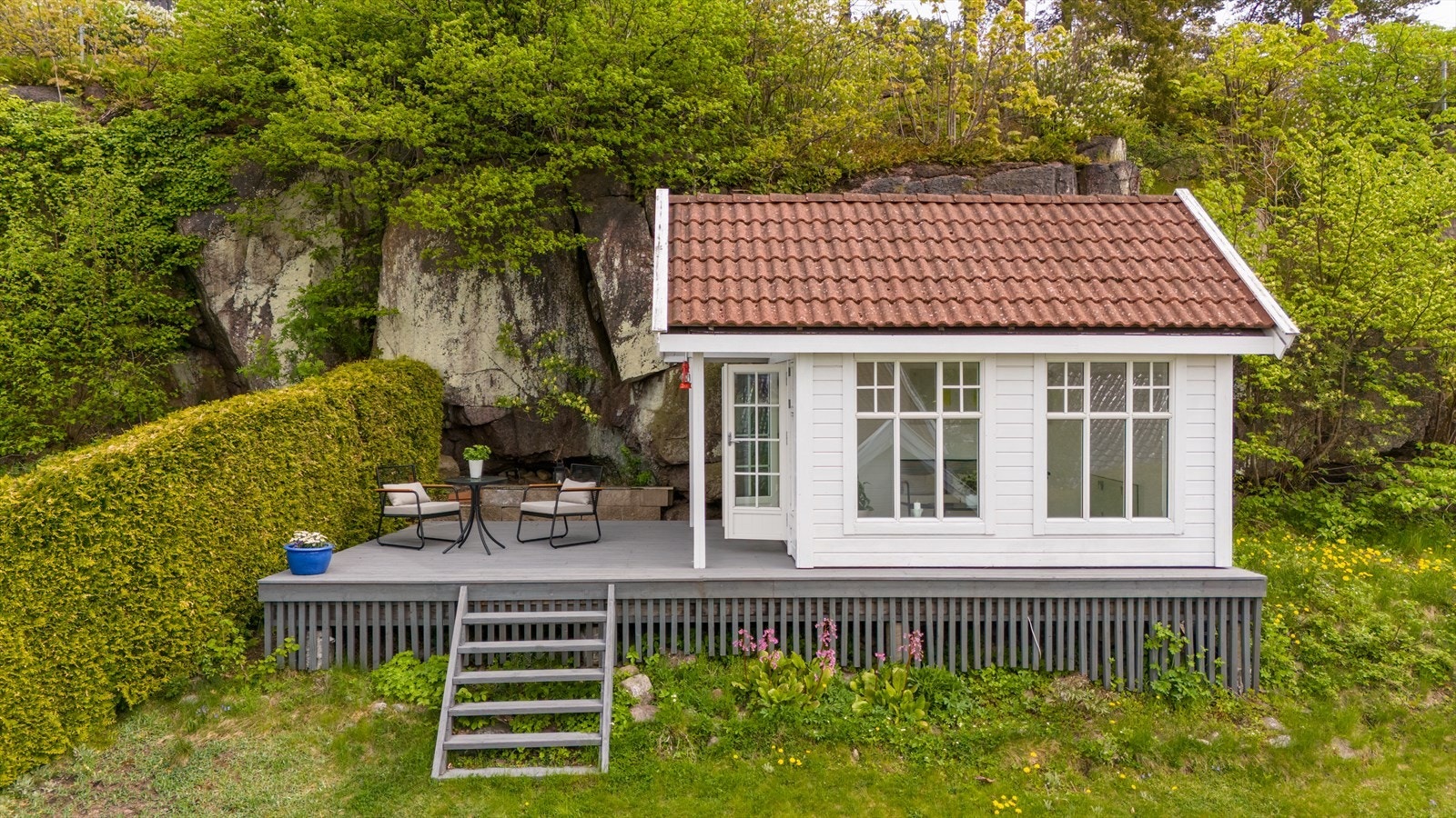 Hagestue. Galleribilde