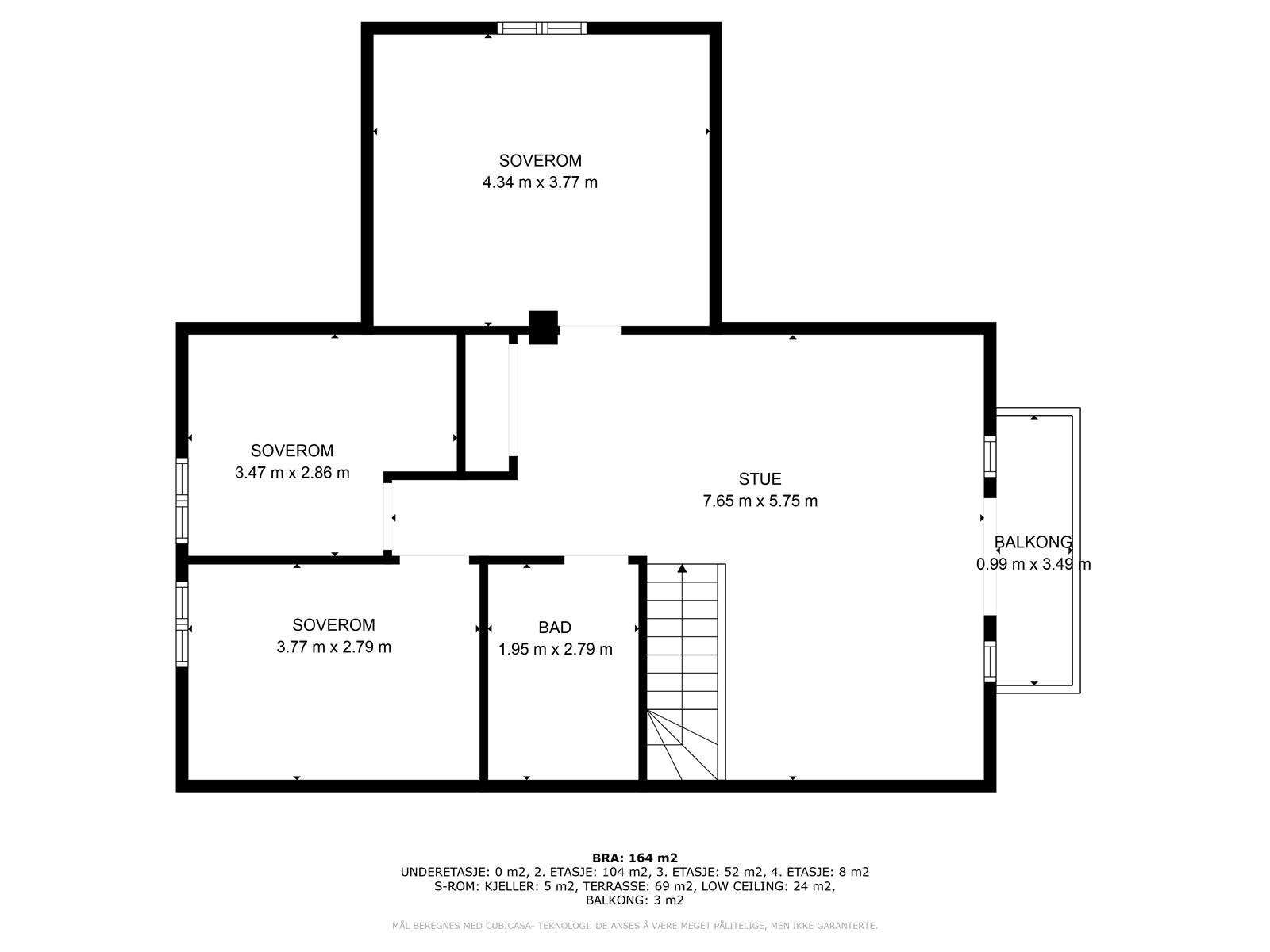 Plantegning 2. etasje. Galleribilde
