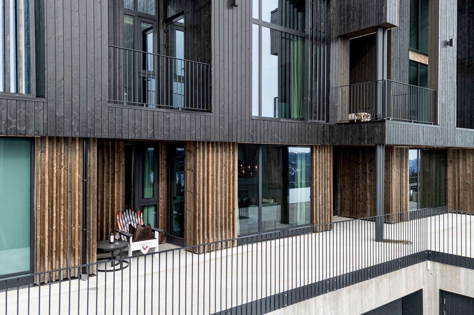 Stor terrasse foran leiligheten Galleribilde