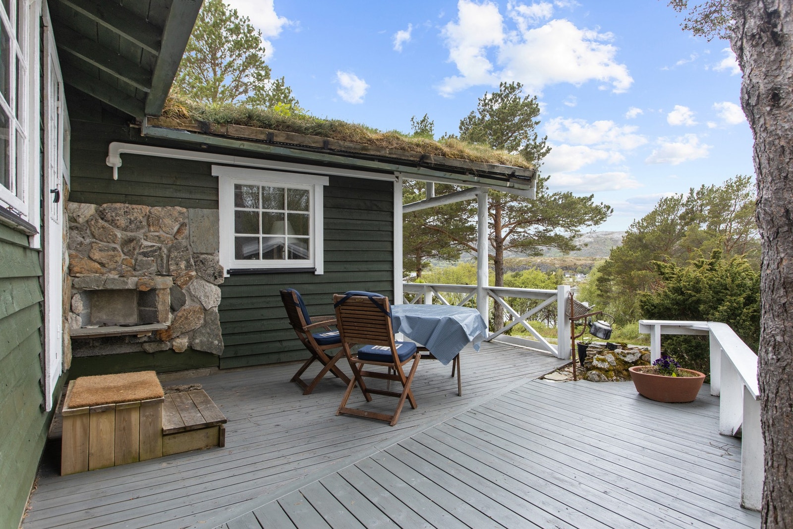 Romslig uteområde på ca 28 kvm. Galleribilde