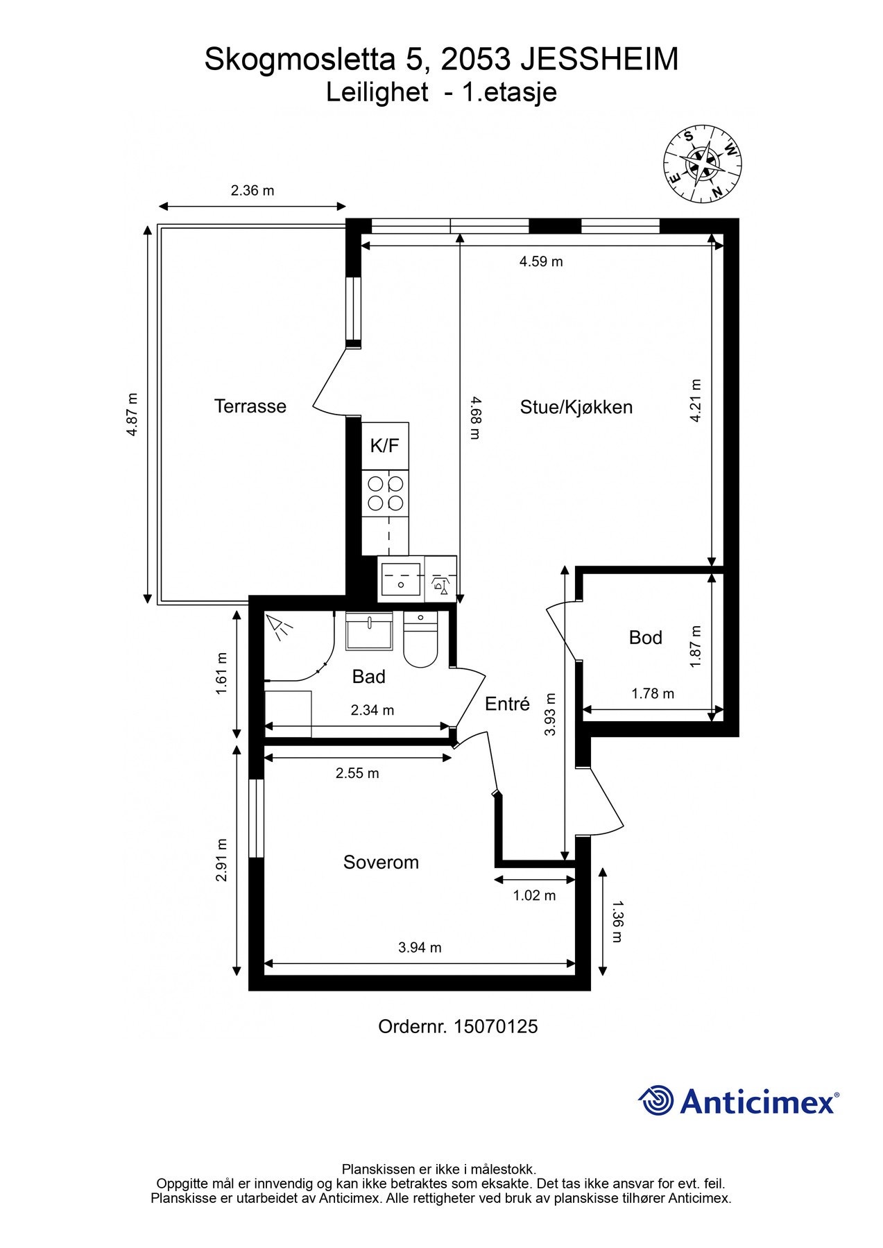 Plantegning Galleribilde