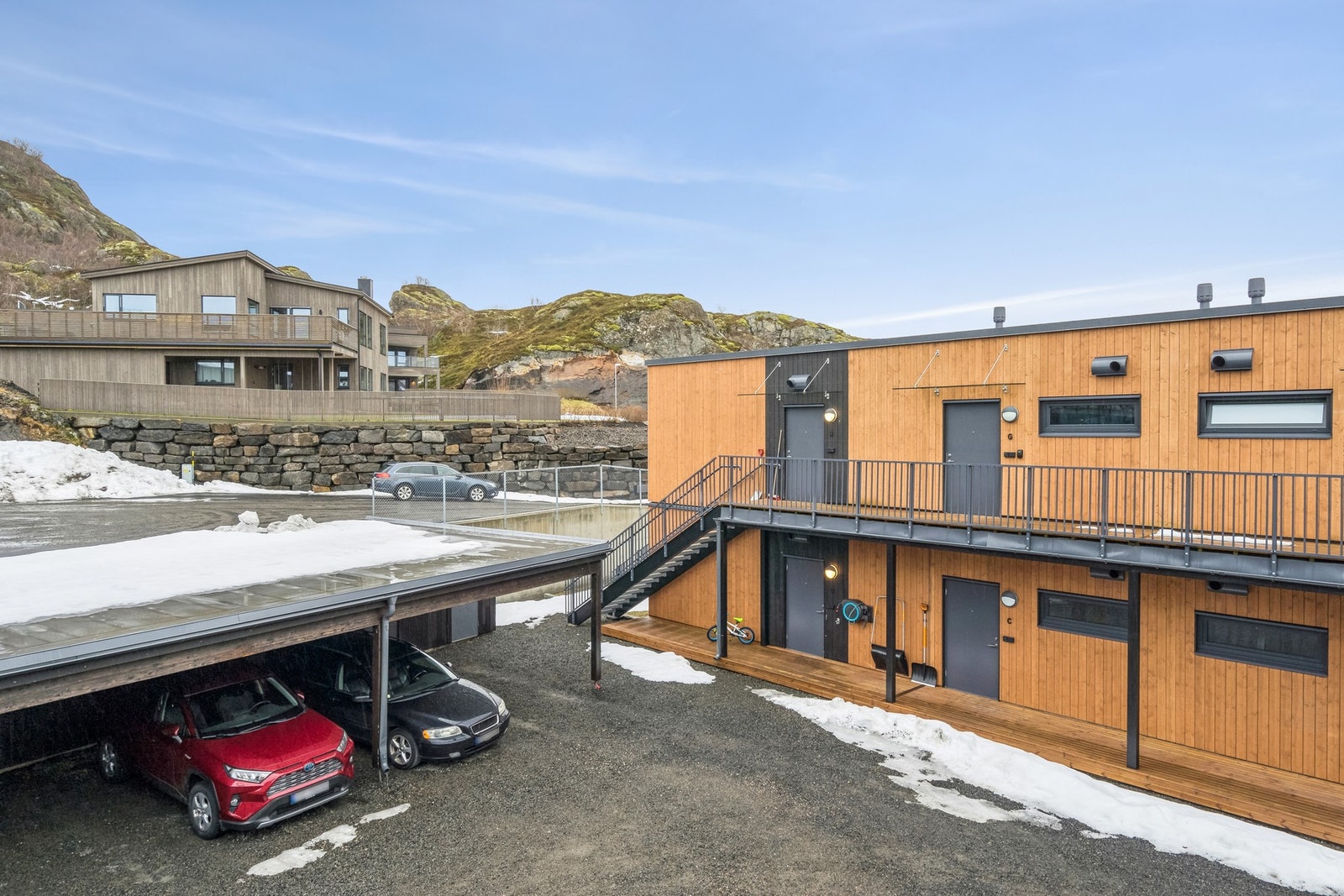 Hver leilighet har egen ytterdør Galleribilde