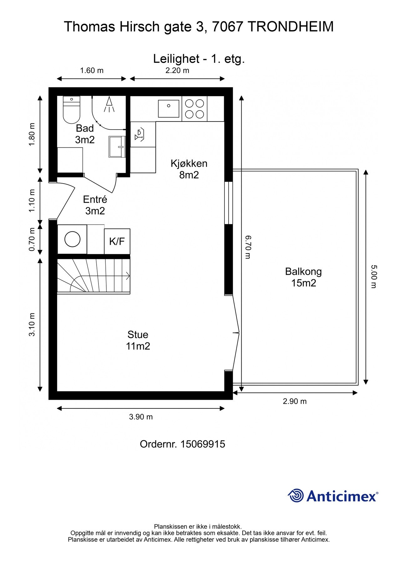 Plantegning - 1. etasje. Galleribilde
