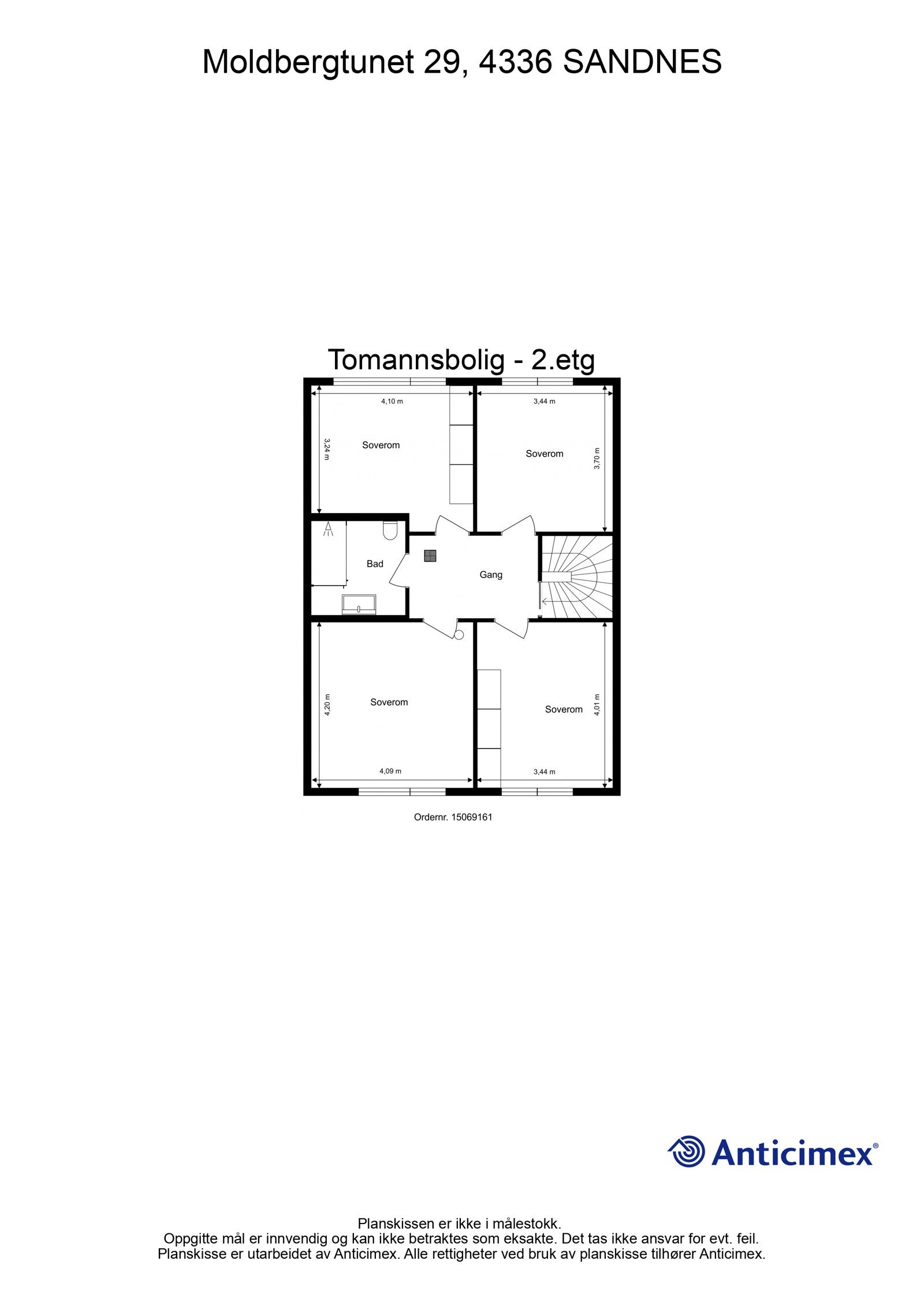 Plantegning 2. etg Galleribilde