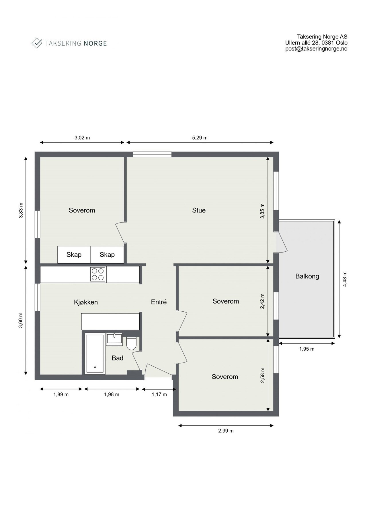 Plantegning Galleribilde