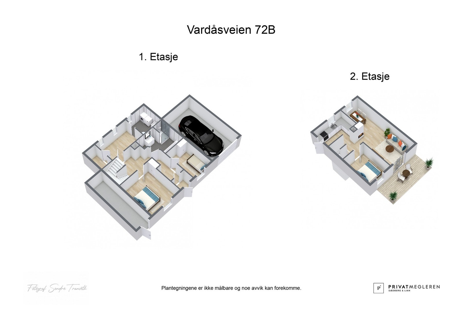3D Plantegning Galleribilde