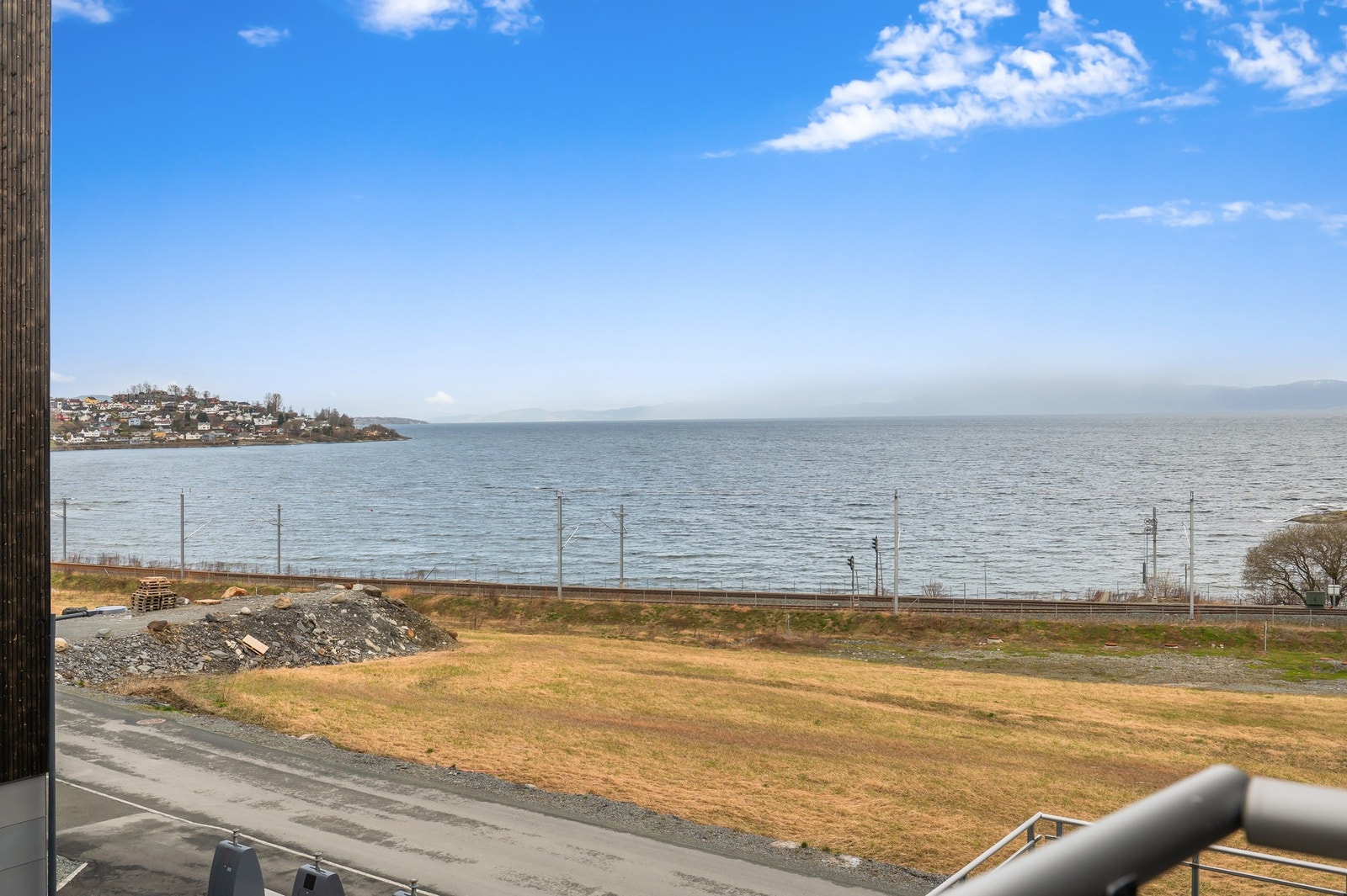 Flott utsikt fra balkongen. Galleribilde