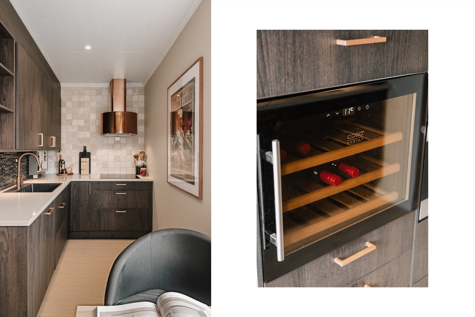 Ræroshetta kjøkkenventilator med fjernkontroll. Galleribilde