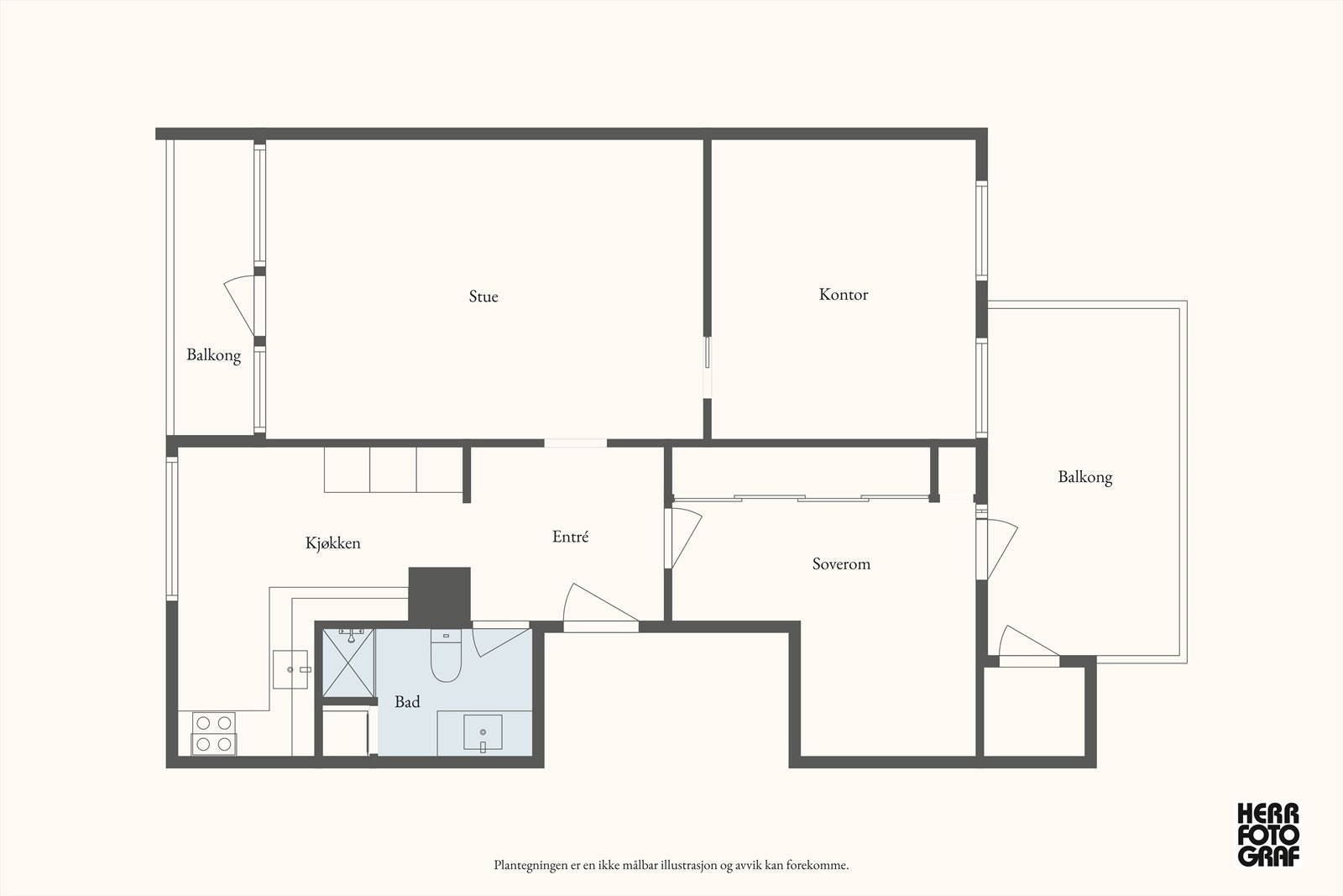 Plantegning Galleribilde