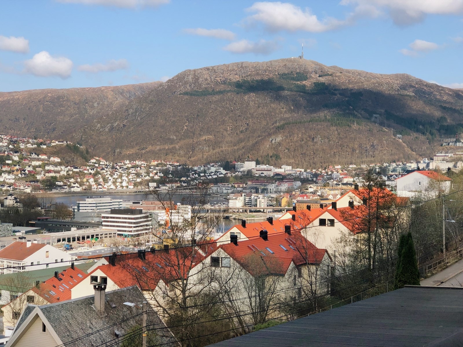 Sentral beliggenhet med nærhet til både by og fjell. Nydelig utsikt like ved foten av Løvstakken. Galleribilde