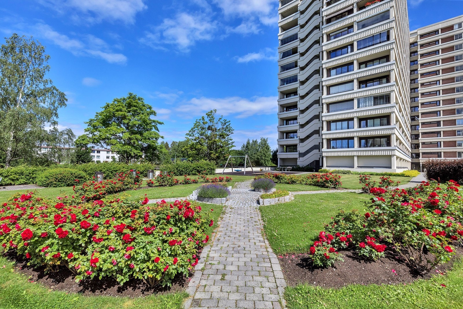 Flotte fellesarealer i borettslaget. Galleribilde