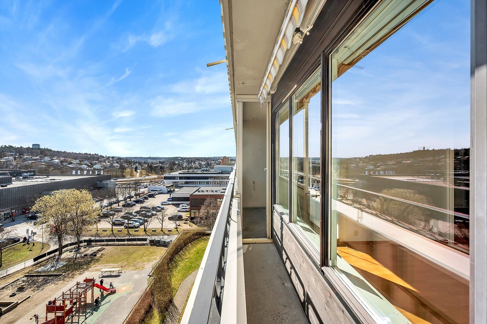 Flott utsikt fra balkongen! Galleribilde