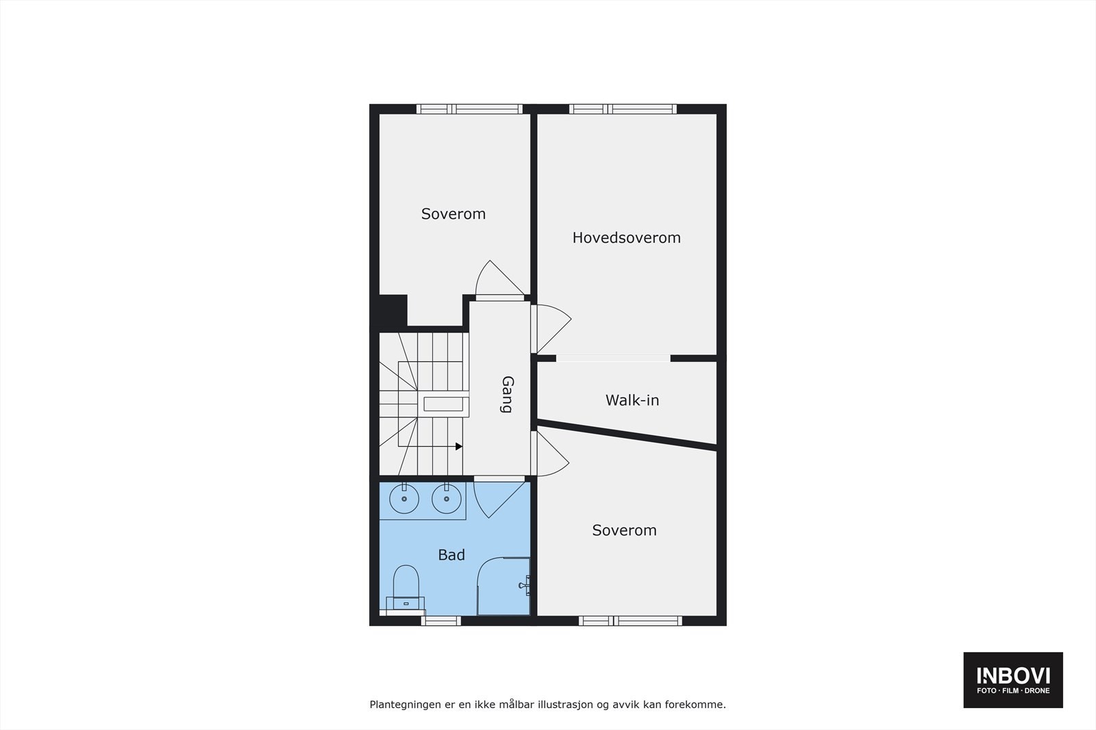 Plantegning 2.etg Galleribilde