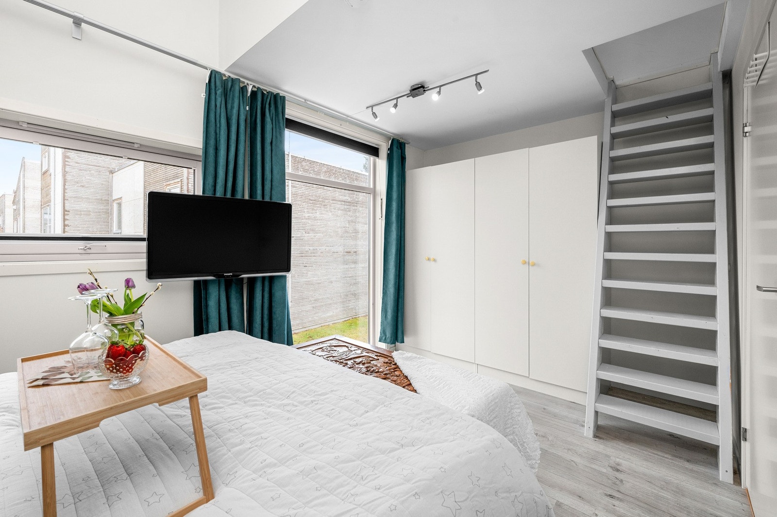 Fra soverommet har man tilgang til hemsen. Galleribilde