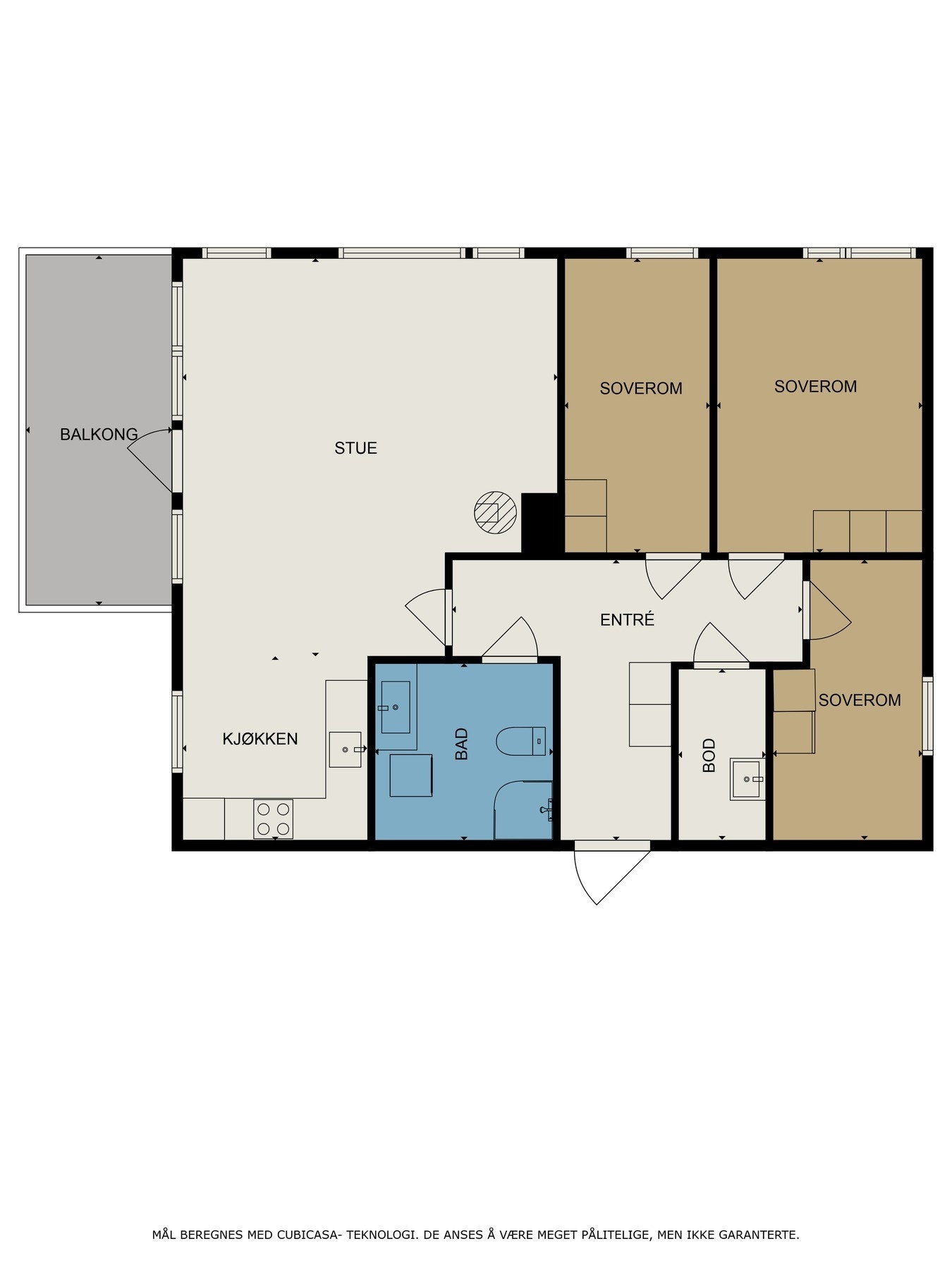 Plantegning Galleribilde