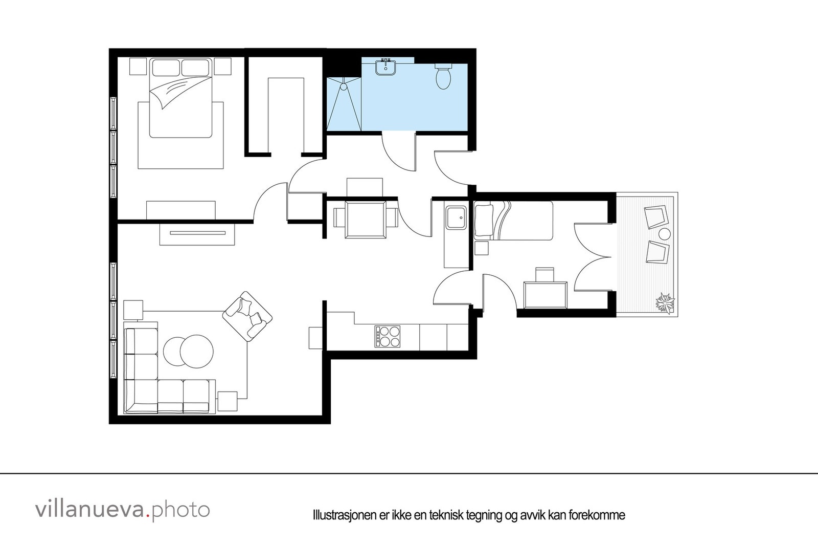 Plantegning. Ikke målbar. Galleribilde