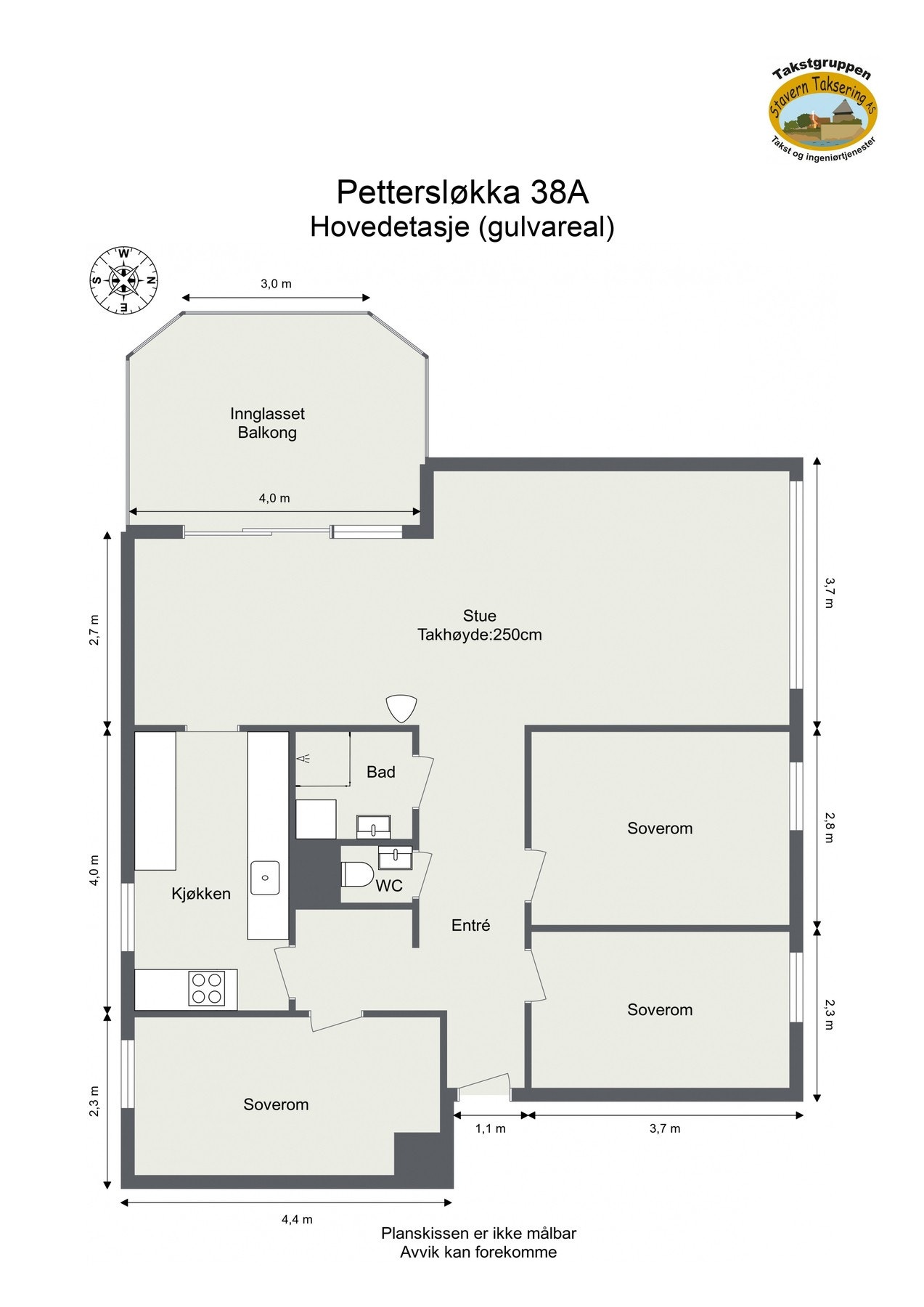 Plantegning Galleribilde