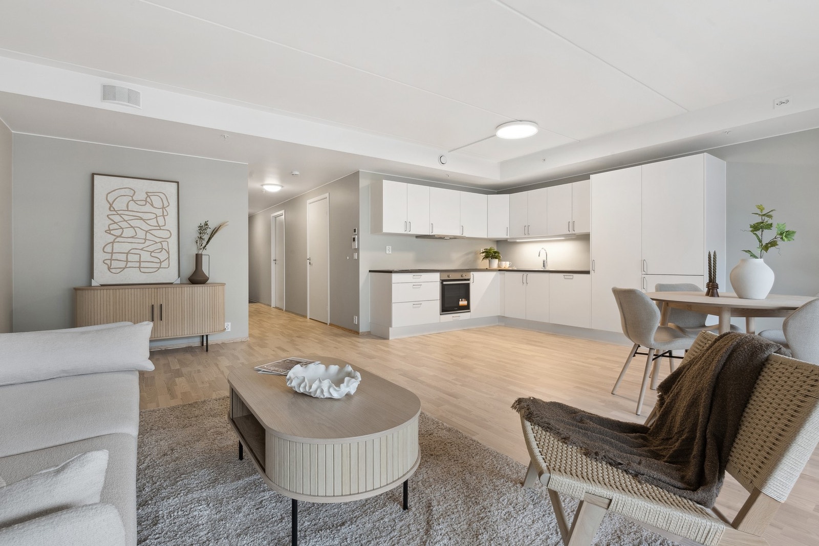 Stuen er lett å møblere Galleribilde