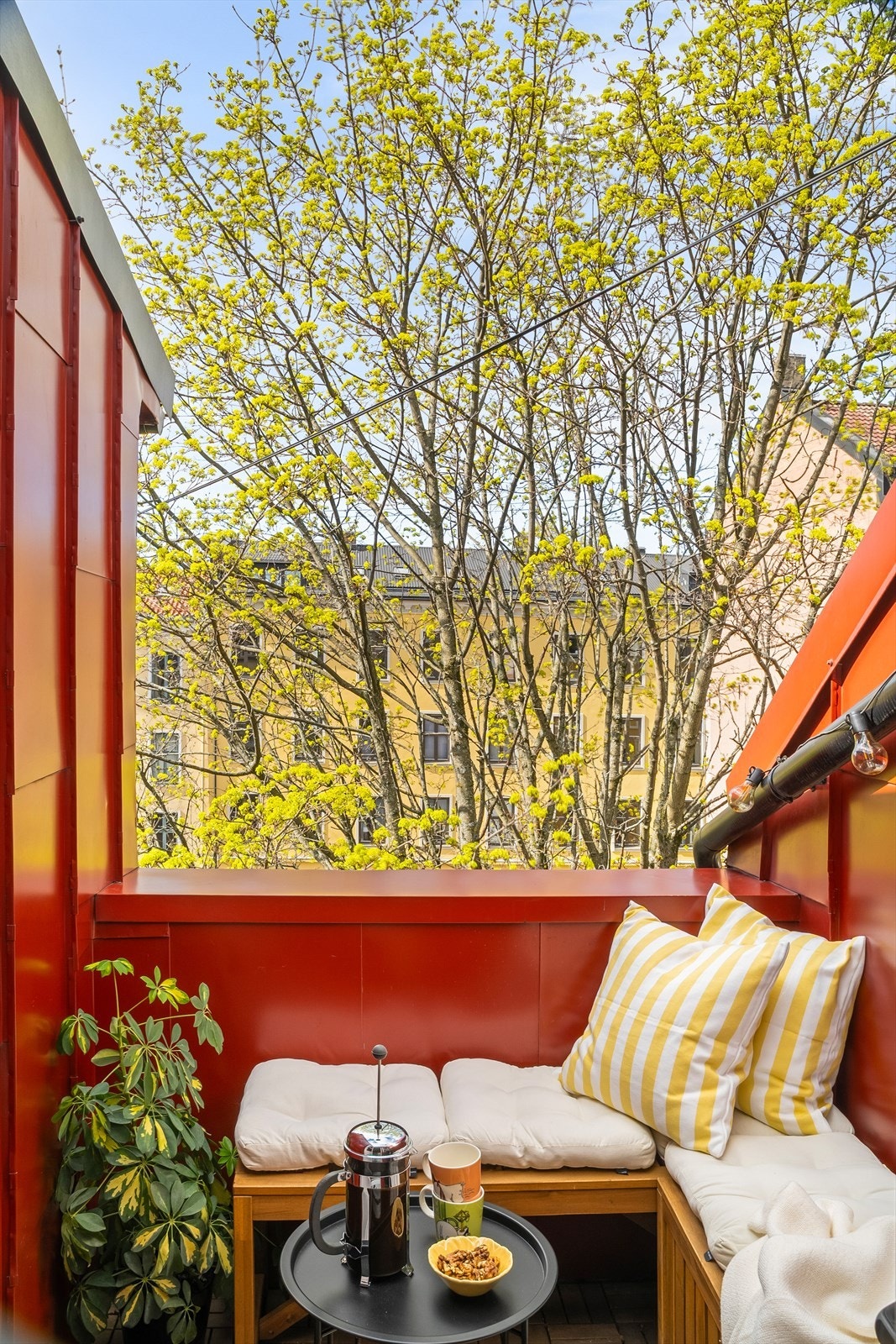 Adkomst til takterrassen fra stuen Galleribilde