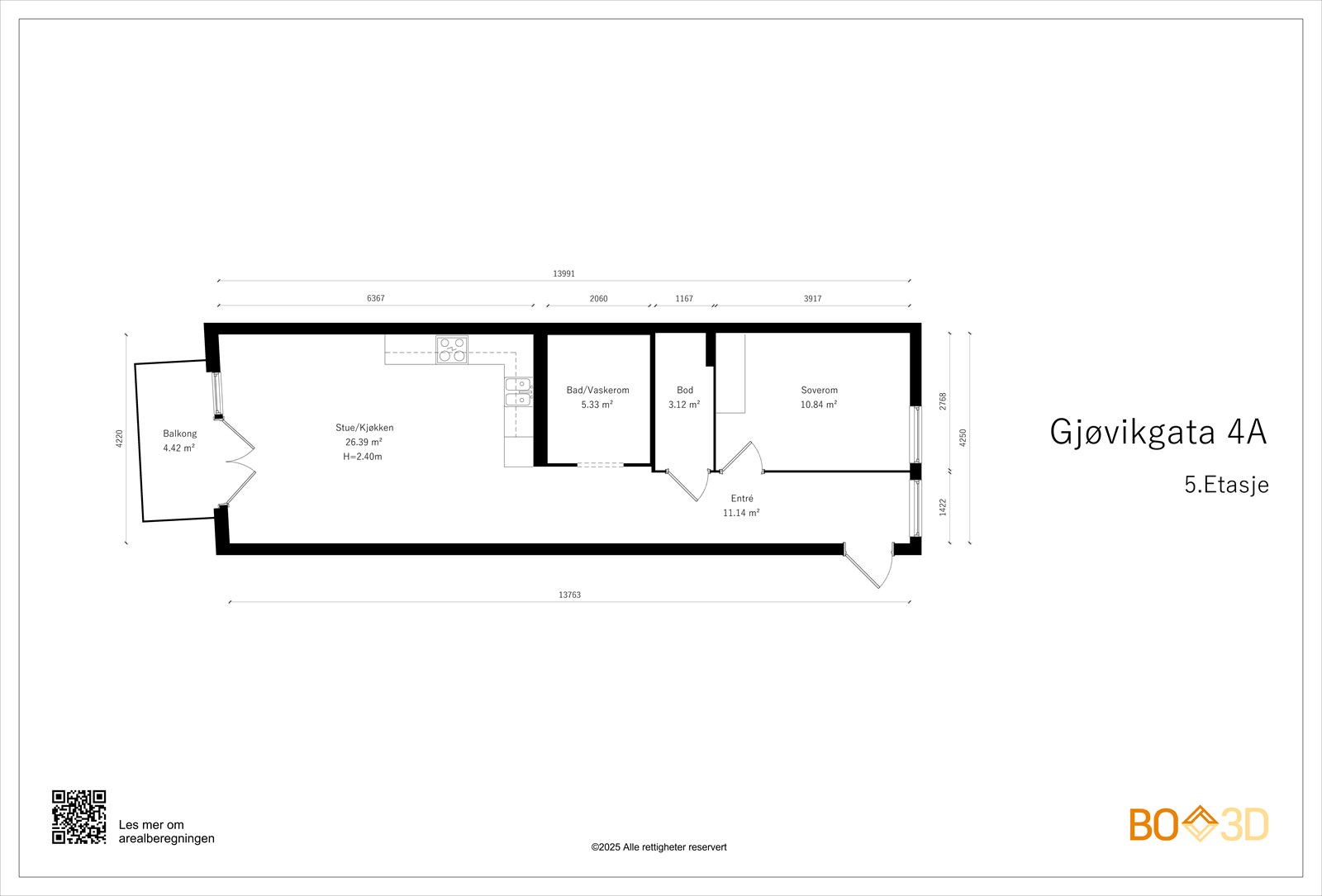 Plantegning Galleribilde