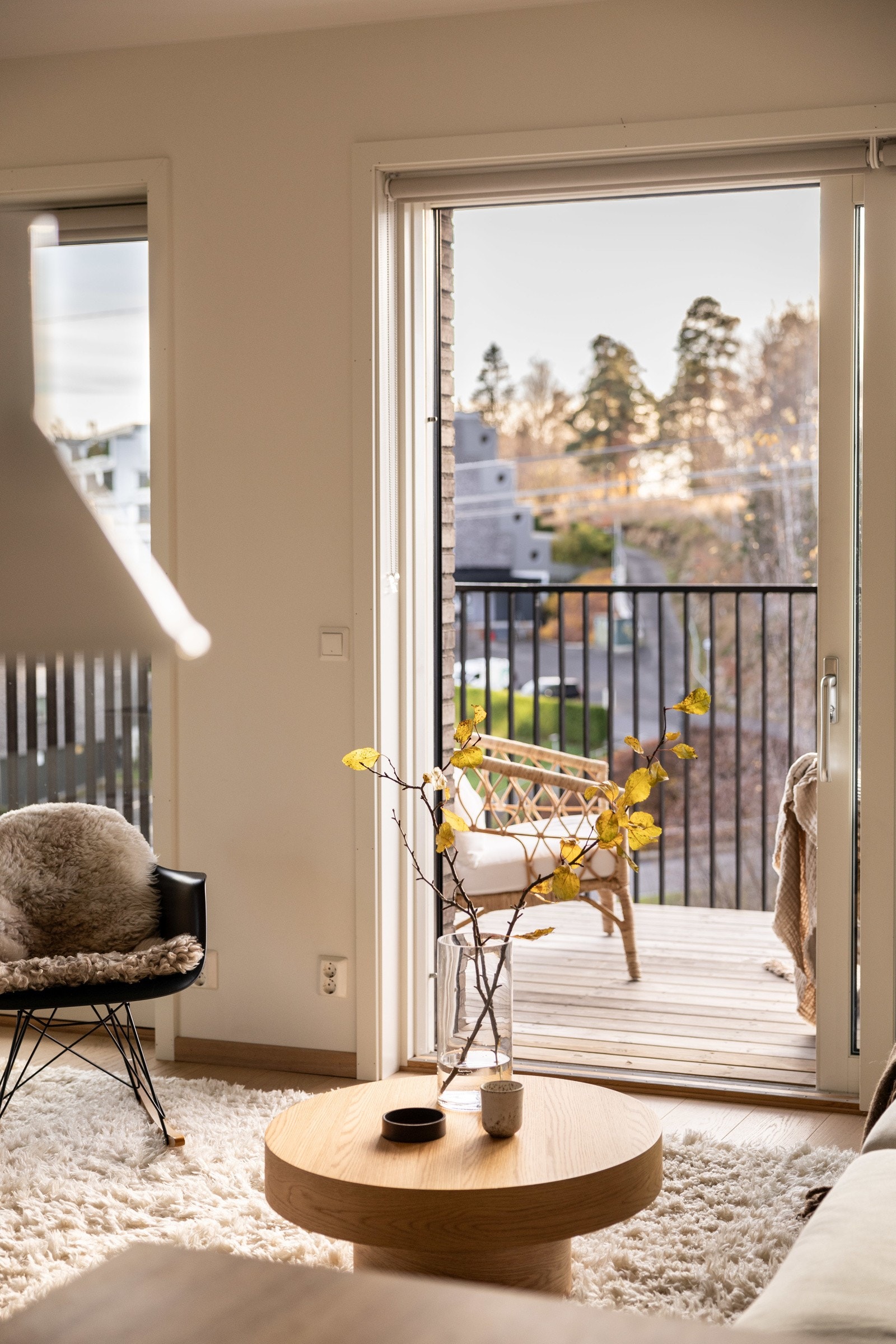 Utsikten og utearealene er særlige kvaliteter i hverdagen. Galleribilde