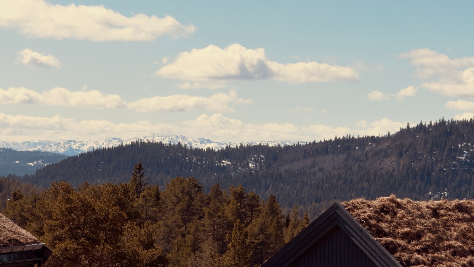 Tomten ligger i Fjellsteggen. Utsikt fra tomten. Tomten er nesten ferdig opparbeidet. Galleribilde