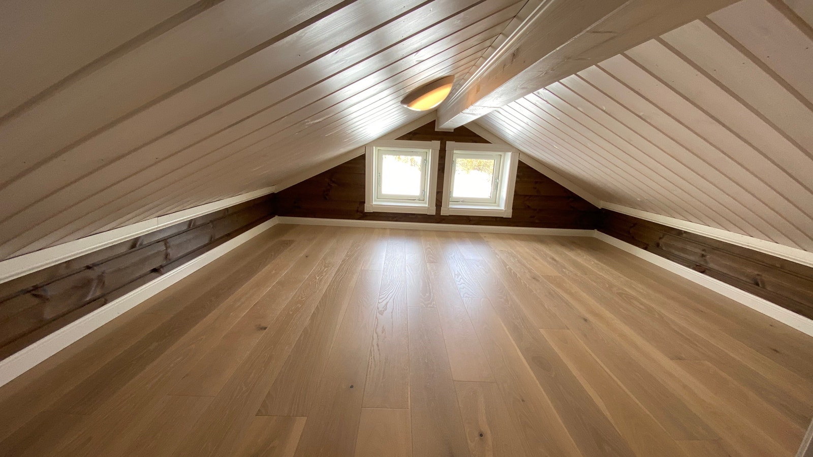 Innredet loft rom Galleribilde