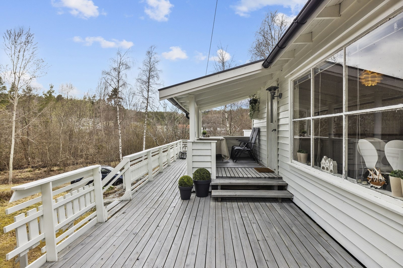 Romslige terrasseområder Galleribilde