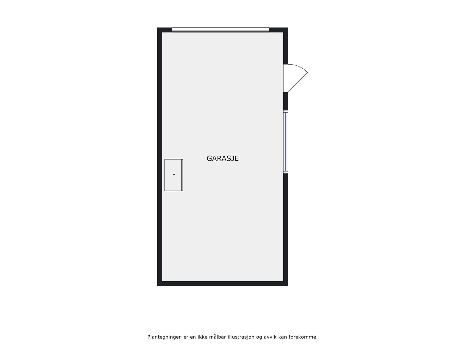 Plantegning garasje Galleribilde