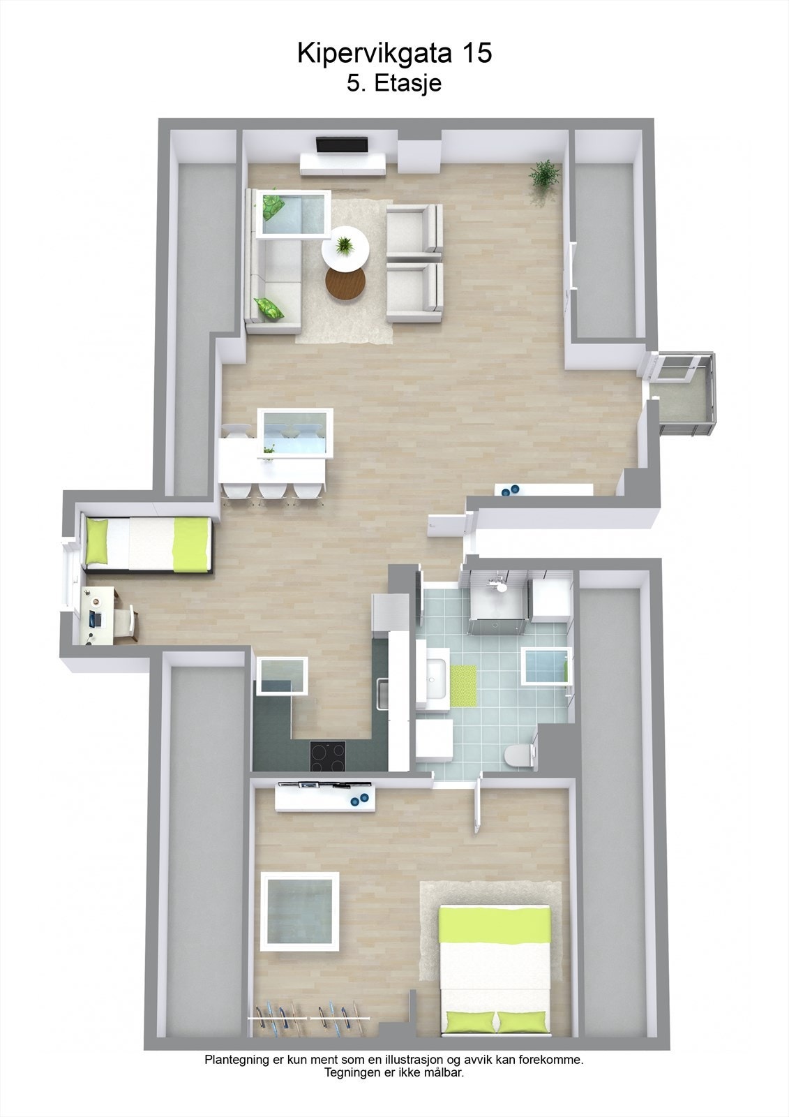 Kipervikgata 15 - 3D - 5 Galleribilde