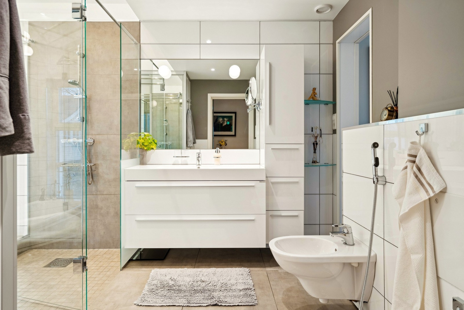 Det er montert bidet. Galleribilde