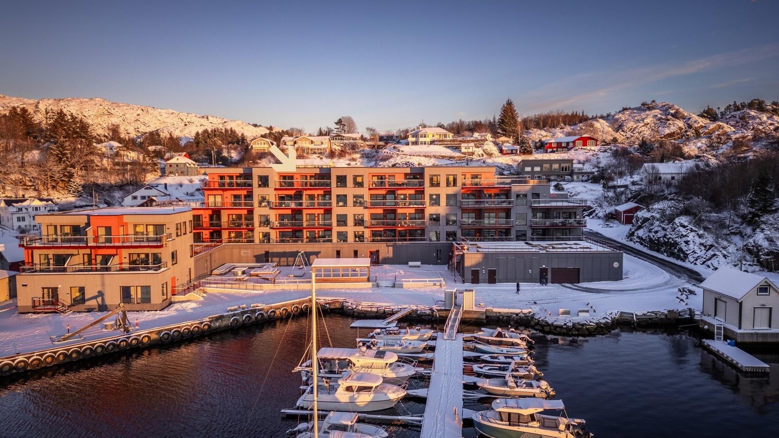 Se leilighetens beliggenhet markert med pil. Galleribilde