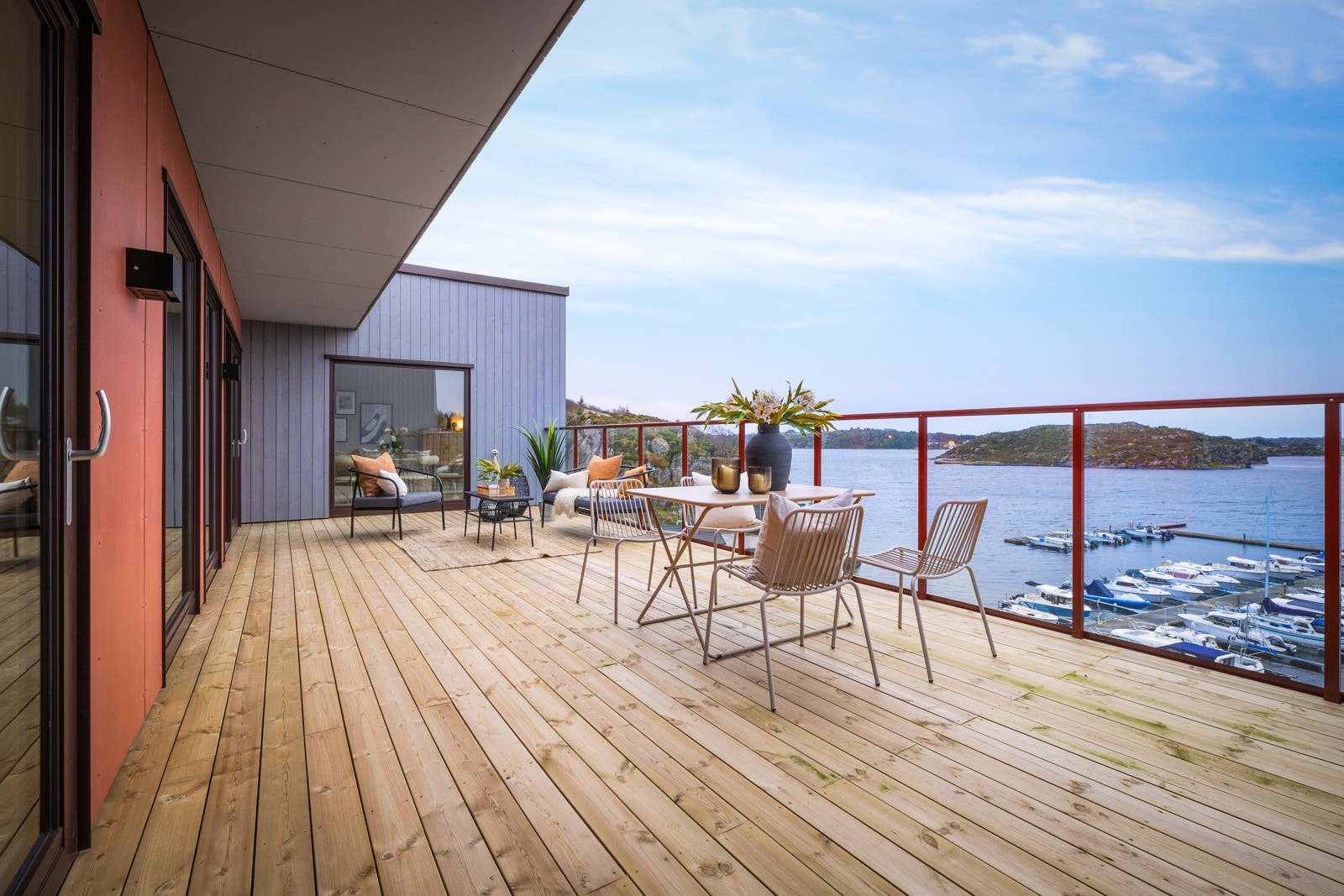 Terrassen er helt skjemet for innsyn. Galleribilde