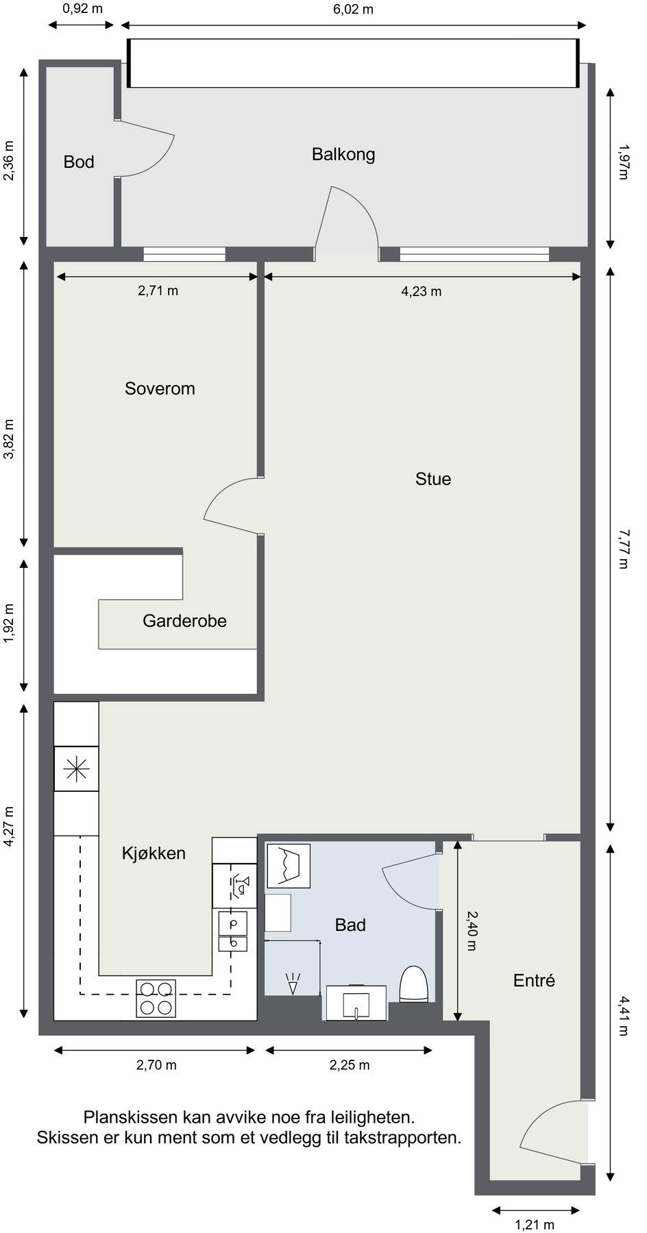 Plantegning Galleribilde