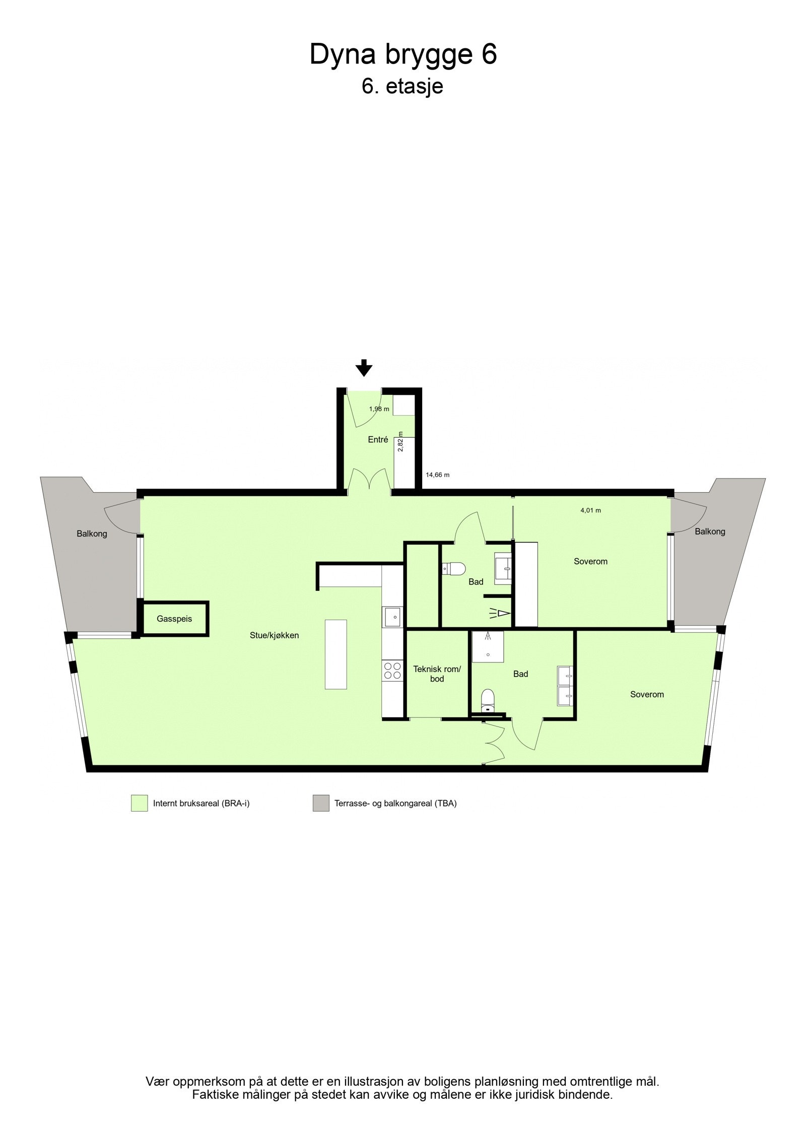 Plantegning - oversikt BRA-i Galleribilde