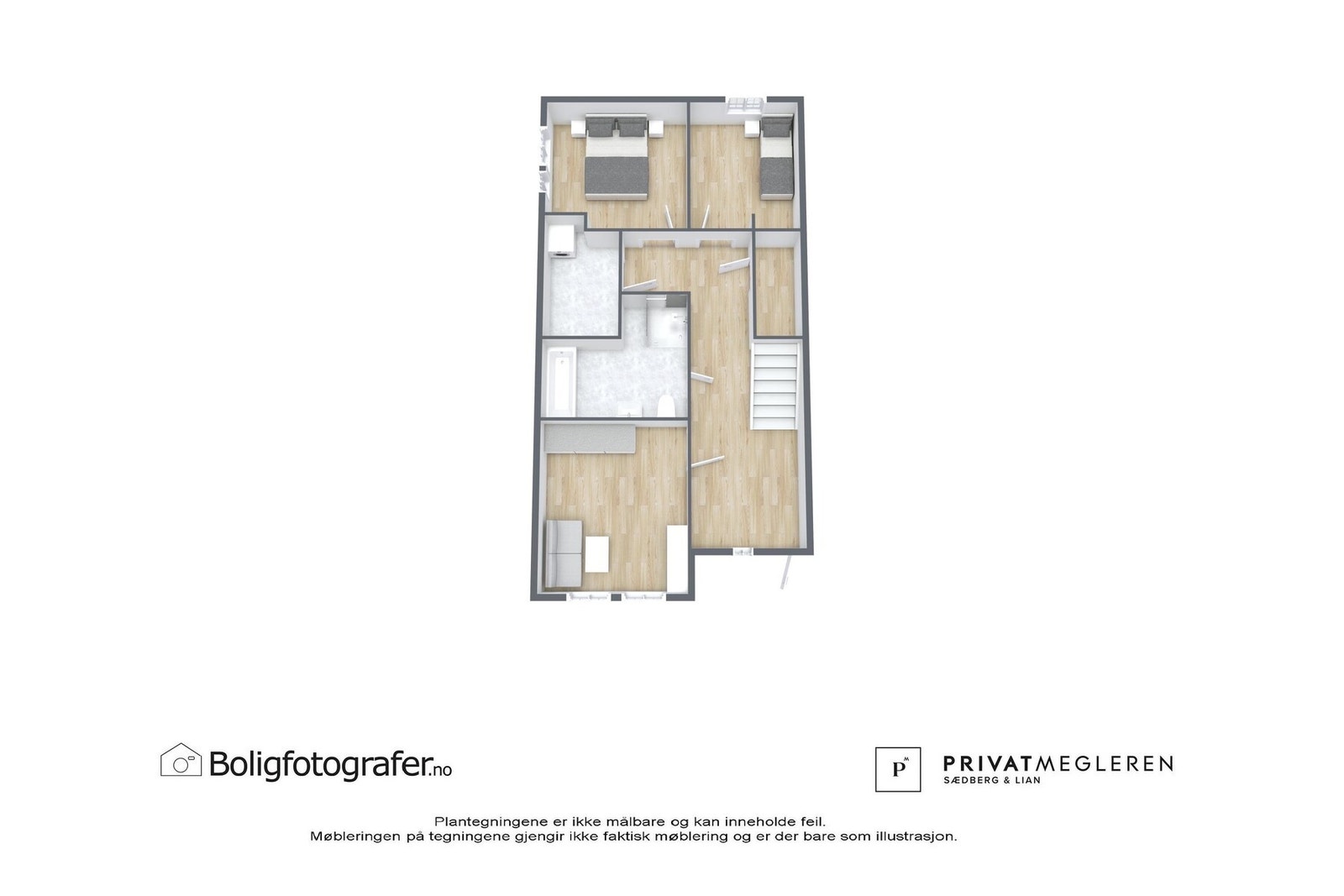 Plantegning 1. etasje - ikke målsatt, kun en illustrasjon. Galleribilde