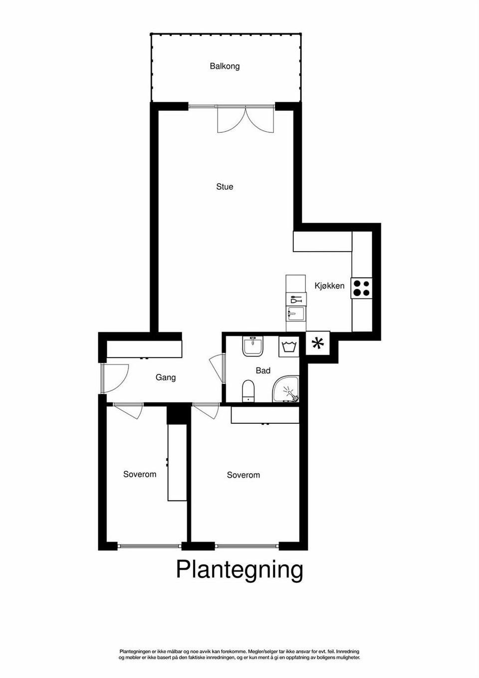 Plantegning Galleribilde