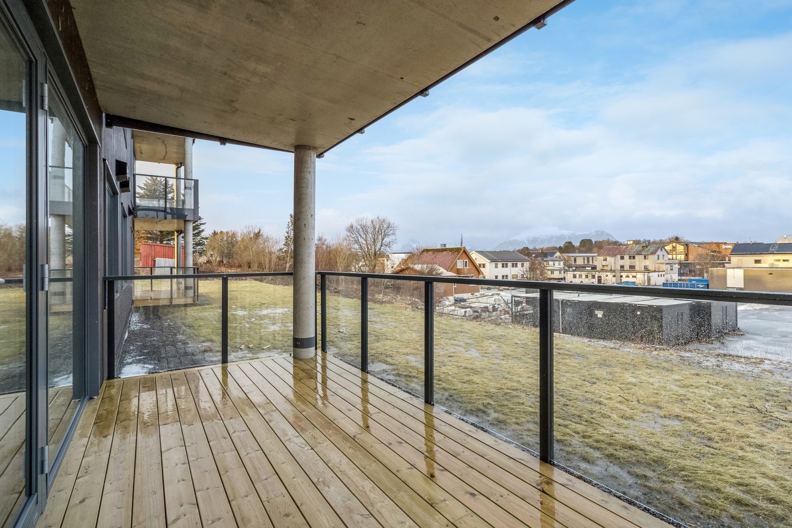 Overbygget terrasse. Galleribilde