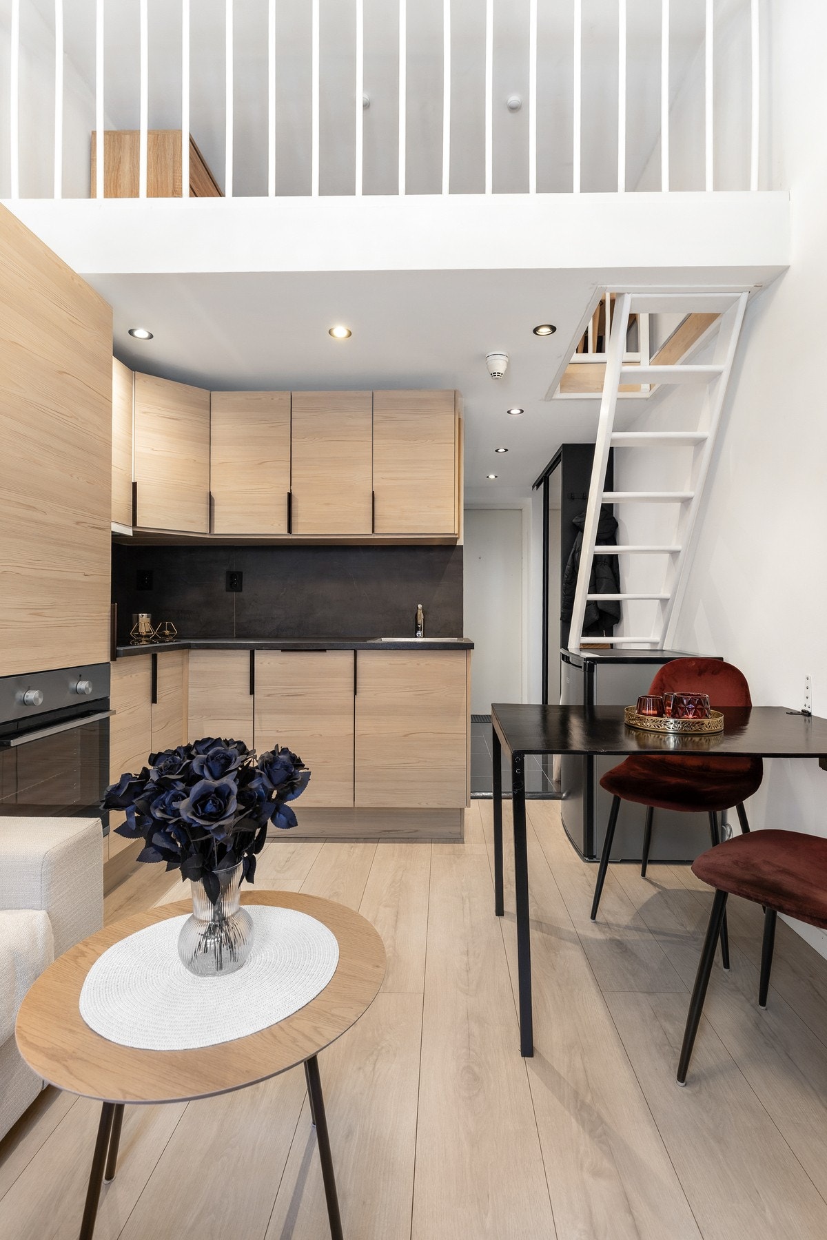 Stigen opp til hemsen er avtagbar for å utnytte plassen Galleribilde