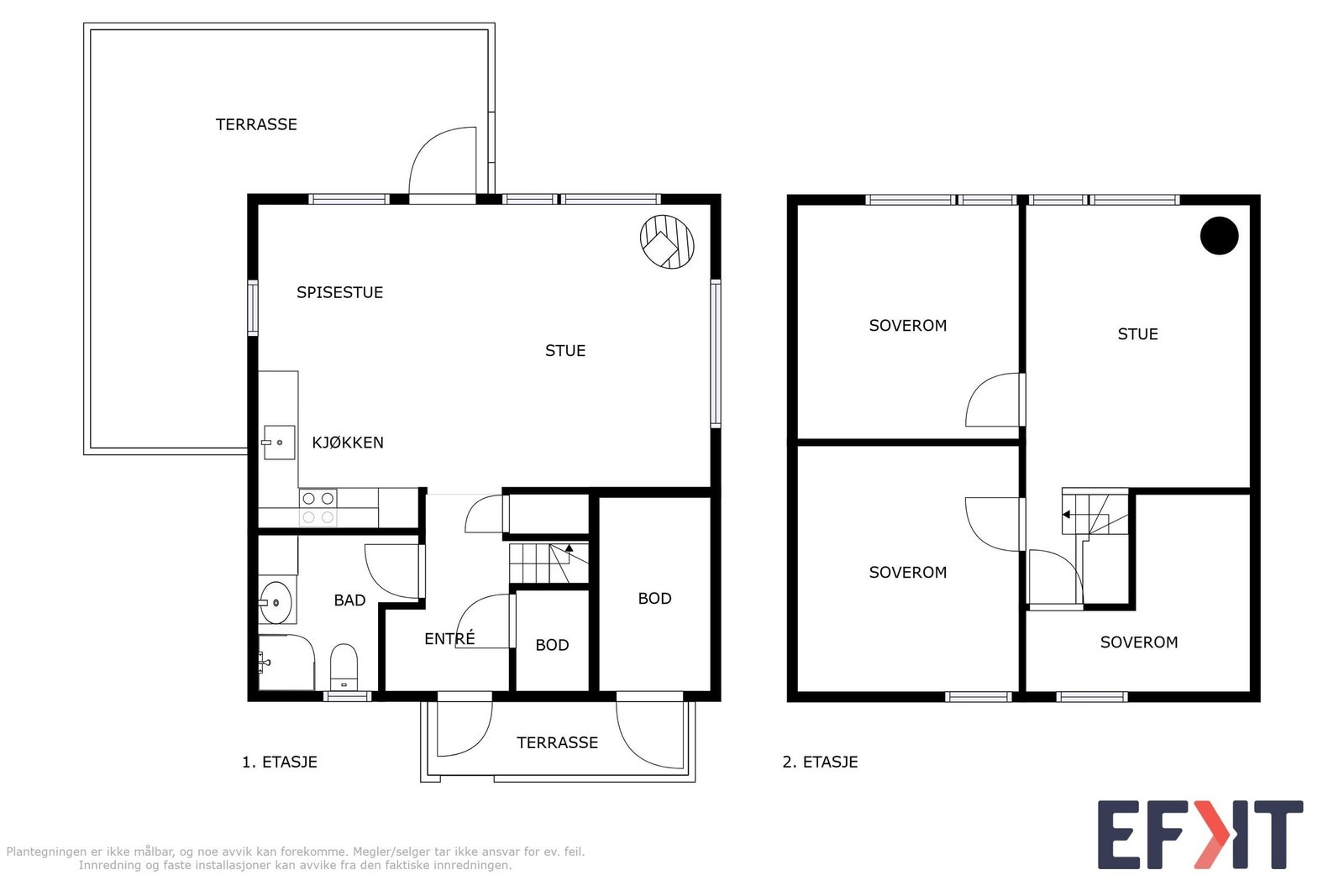 Plantegning Galleribilde