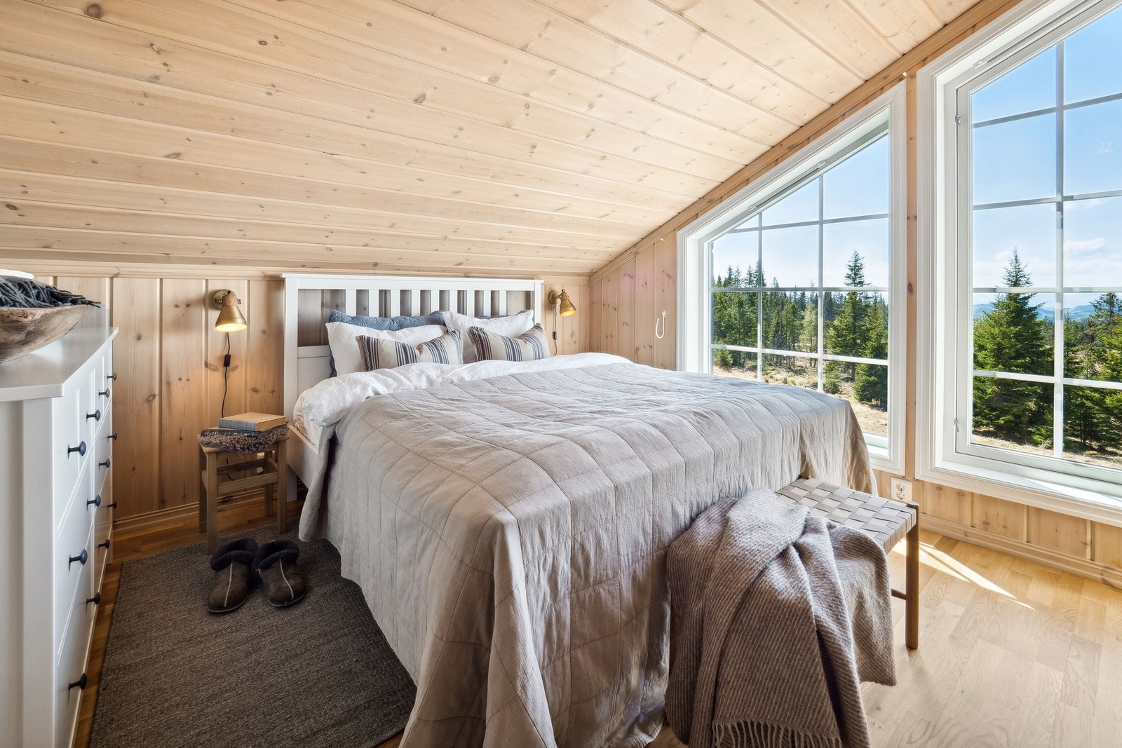 Rommet har også plass til oppbevaring Galleribilde