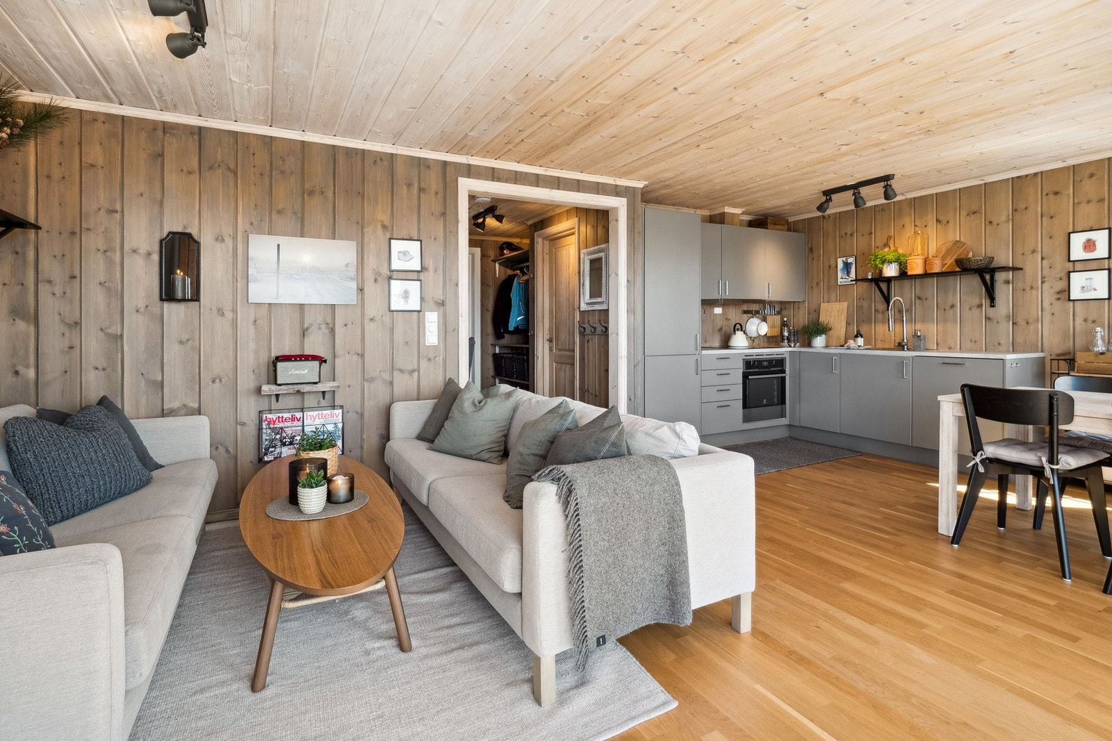 Stuekroken innbyr til sosial samling etter middag. Galleribilde