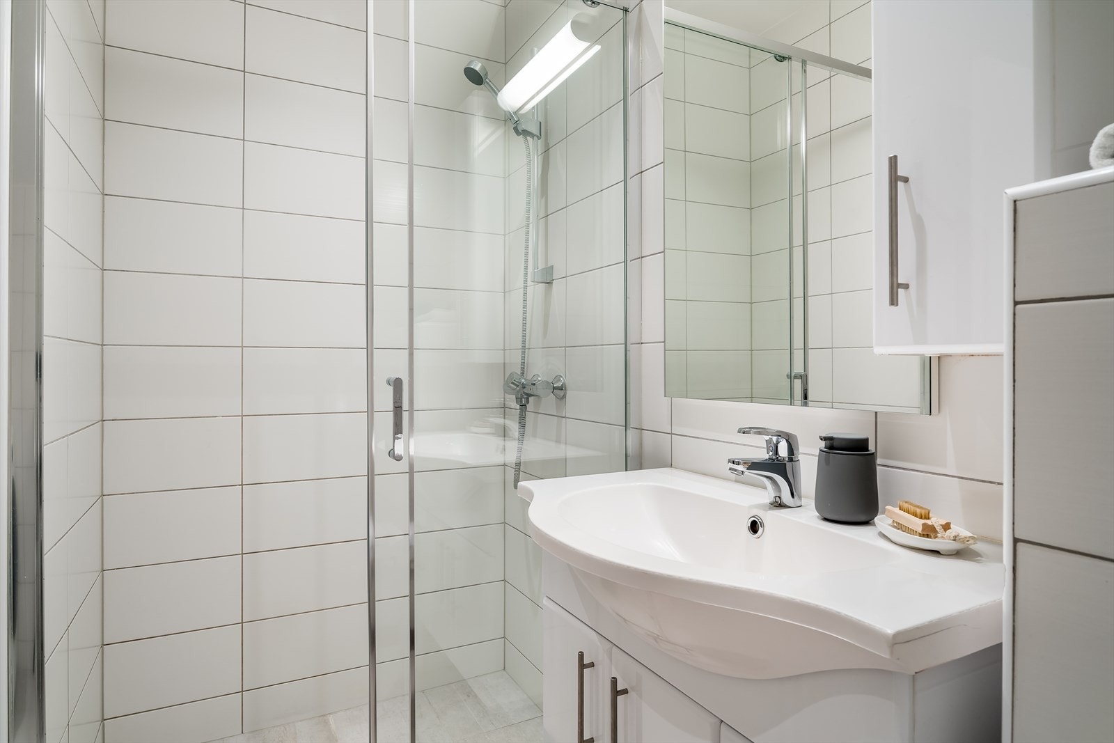 Badet har også opplegg for vaskemaskin. Galleribilde