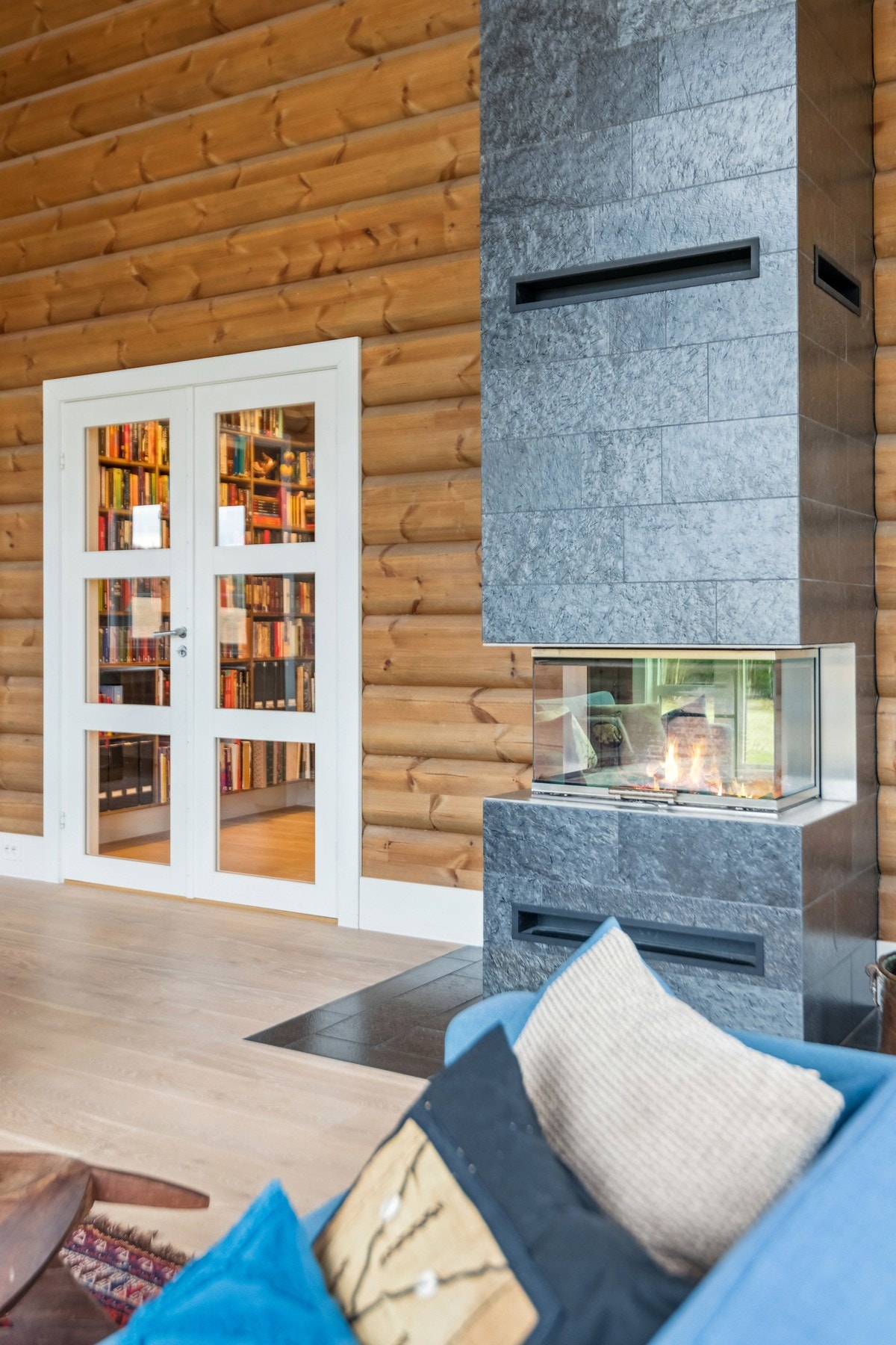 Innbydende peisinnsats. Galleribilde