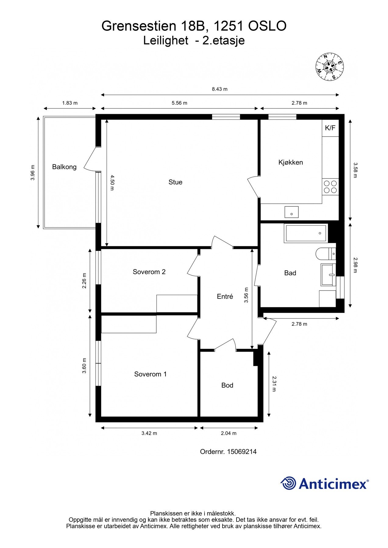 Plantegning. Galleribilde