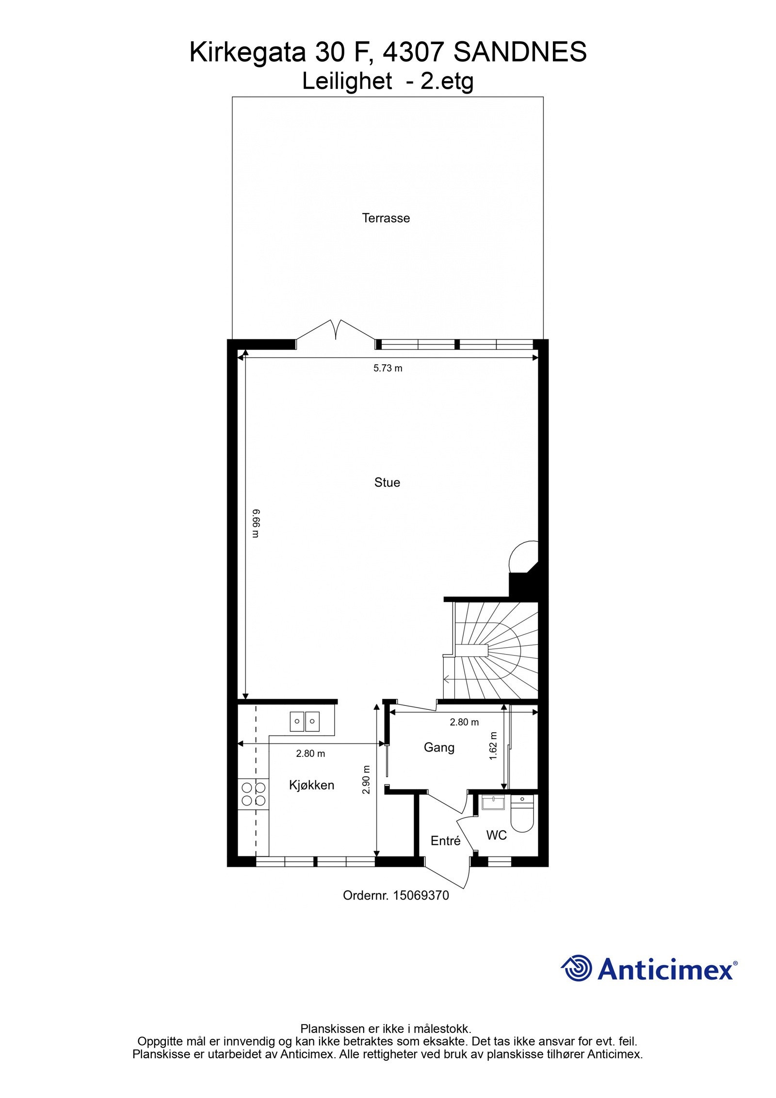 Plantegning - 2.etasje Galleribilde