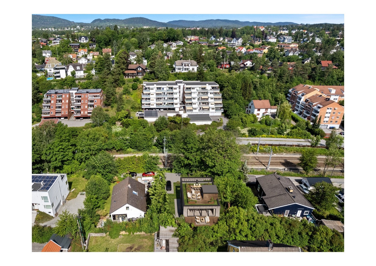 Dette er KUN en mulighetsstudie som har til formål å vise hva man kan få til på denne tomten. Galleribilde