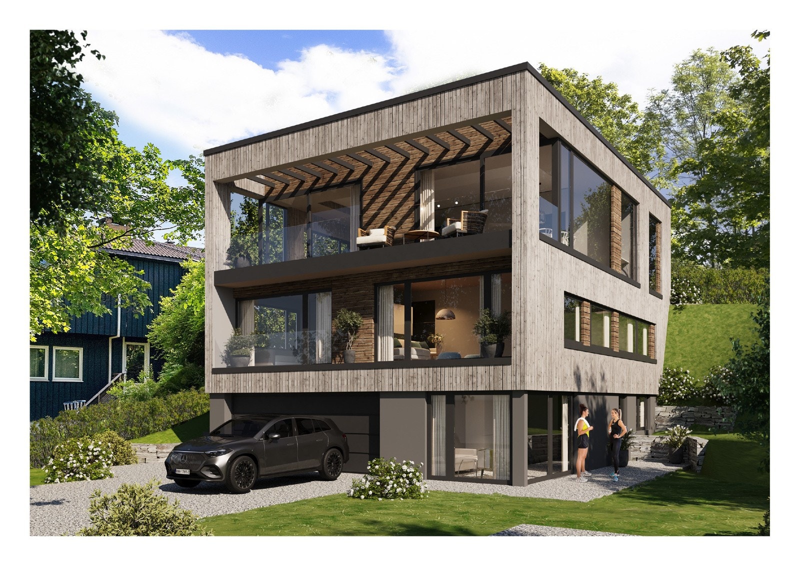 Dette er KUN en mulighetsstudie som har til formål å vise hva man kan få til på denne tomten. Galleribilde