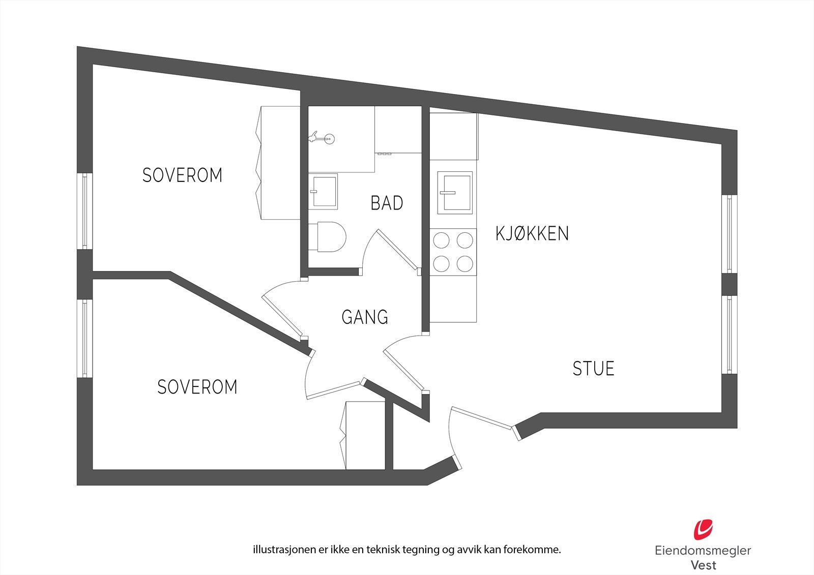 Planløsning. Galleribilde