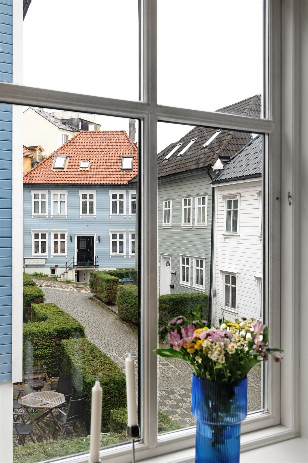 Den karakteristiske "Sandviksidyllen" skaper en ekstra trivsel i nabolaget. Galleribilde